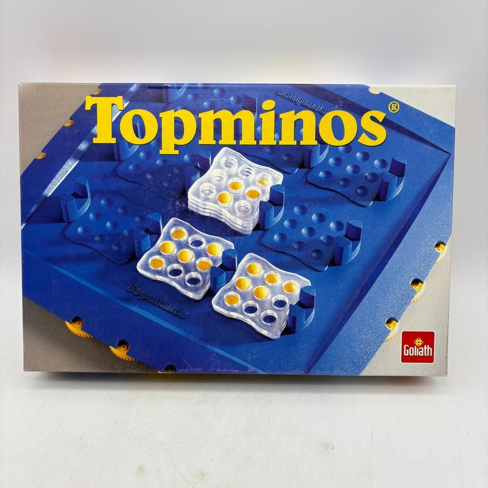 VINTAGE Topminos COMPLETE Goliath 1999 Kids Children Strategy Family Game